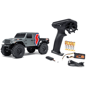 🎄Rev Up Your Holiday: The Best RC Vehicles for Christmas!🎁 13 1/24 SCX24 Summit Racing Jeep Gladiator Gray AXI-2324