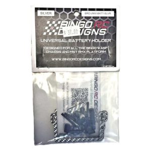 Bingo Universal Battery Holder Silver BRC-UNIV-BATT-SLVR