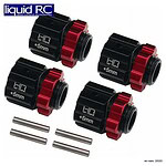 Aluminum 17mm Hex Hubs 5mm Offset Arrma 1/8 4x4 AON117X5