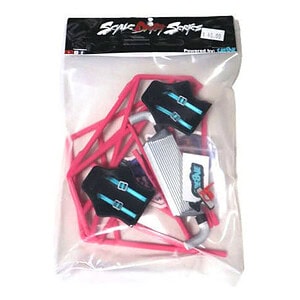 Cre8ve Pink RC Drift Car Scale Roll Cage & Performance Exhaust Set CR8-PART30