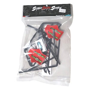 Cre8ve Black & Red RC Drift Car Scale Roll Cage CR8-PART41