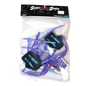 Cre8ve Purple RC Drift Car Scale Roll Cage & Performance Exhaust Set CR8-PART32