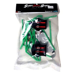 Cre8ve Green RC Drift Car Scale Roll Cage & Performance Exhaust Set CR8-PART31