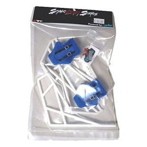 Cre8ve White & Blue RC Drift Car Scale Roll Cage CR8-PART44