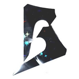 Cre8ve RC Drift Car Holographic Sparkle Winglets (Black/Multi-Color) CR8-PART70