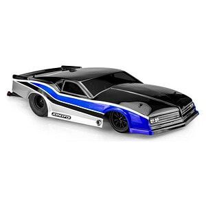 Detailed scale RC car for racing and drifting enthusiasts.