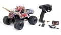 1/18 Losi Mini LMT Zombie 2S 4X4 RTR Brushed Monster Truck Battery and Charger Included Red
