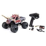 1/18 Losi Mini LMT Zombie 2S 4X4 RTR Brushed Monster Truck Battery and Charger Included Red 1/18 Losi Mini LMT Zombie 2S 4X4 RTR Brushed Monster Truck Battery and Charger Included Red