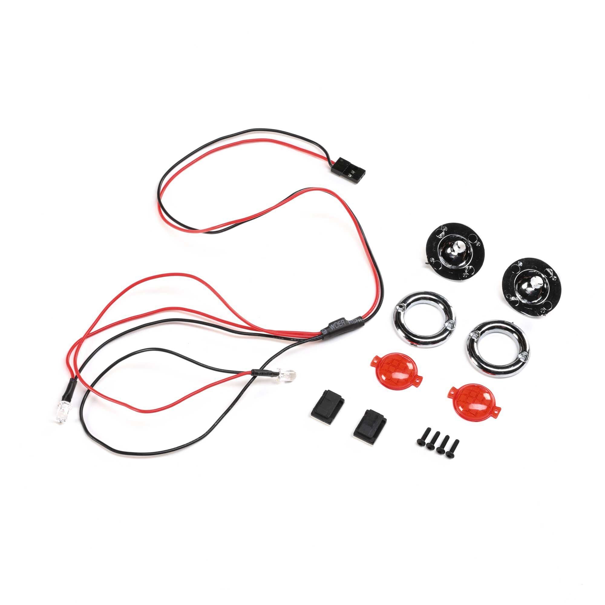 Front LED Headlight Set, Grave Digger: LMT LOS240015