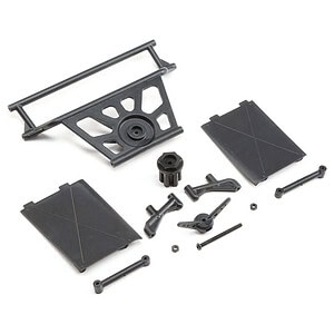 Losi Cage Rear/Tower Supports/Mud Guards: Super Rock Rey LOS251078