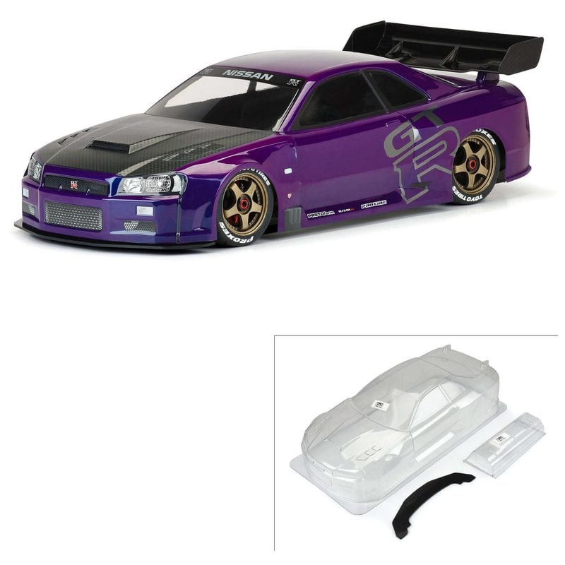 Protoform 1/7 2002 Nissan Skyline GT-R PRM158400 Body (Clear)