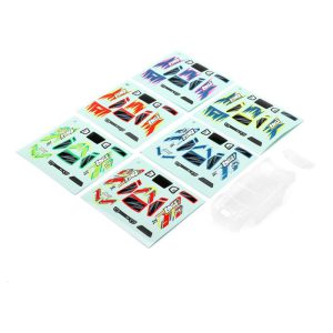 Axis T Body Pro-Line OE Spoiler Stickers Clear: Micro-T PRO-2631