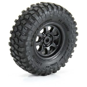 Pro-Line 1/30 BFG Krawler T/A KX Front/Rear Mounted Black Icon Nuevo (4) for Axial SCX30