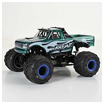 RC monster truck with big tires, off-road capable, high-performance remote control vehicle for hobbyists and racing.