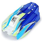 Pro-Line Limited Edition 1/14 Pre-Cut/Pre-Painted Axis Jagged (White/Blue) Body: Typhon Grom PRO367121