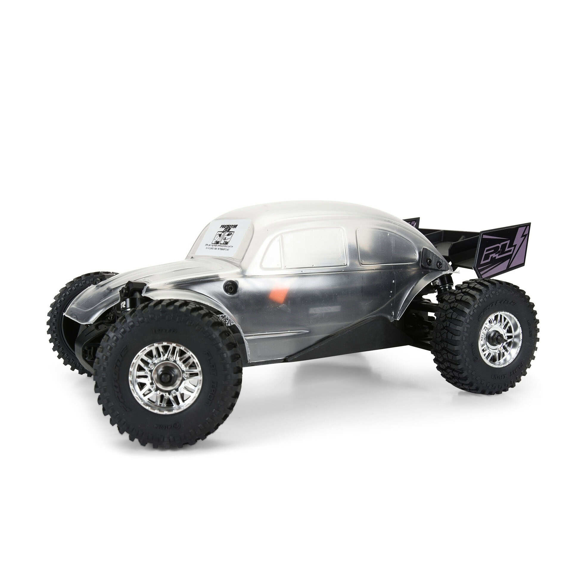 Class 1 VW Bug Race Body Conversion Kit for Arrma Typhon Grom PRO368000T3 Body (Clear)