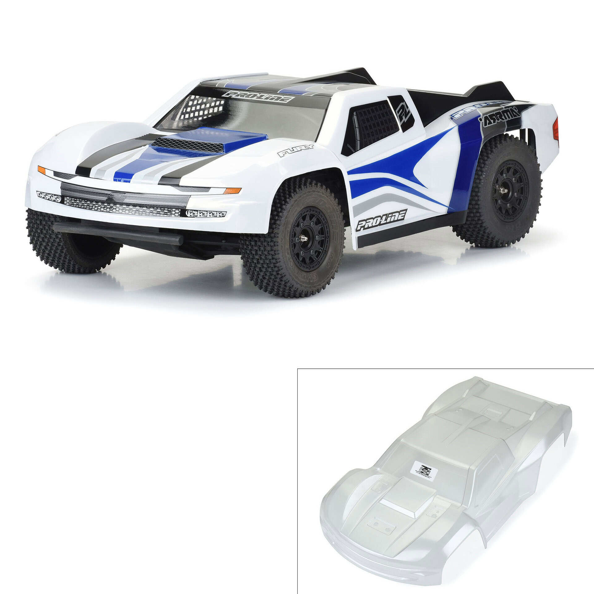 Pro-Line 1/10 Pre-Cut Sector Fury Body (Clear)