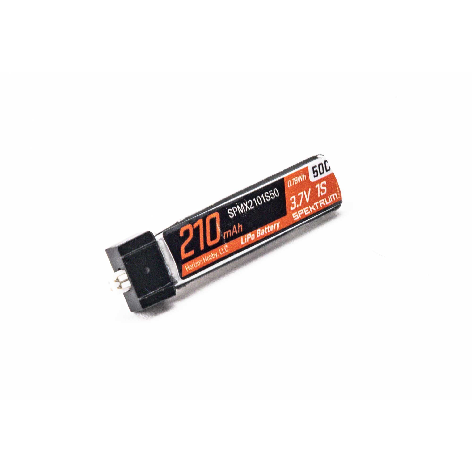 Spektrum 3.7V 210mAh 1S 50C LiPo Battery: JST PH 1.25 Ultra Micro Connector SPMX2101S50