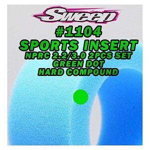 Sweeps Hard Rear open cells Sports Insert 2pc set SWP1104