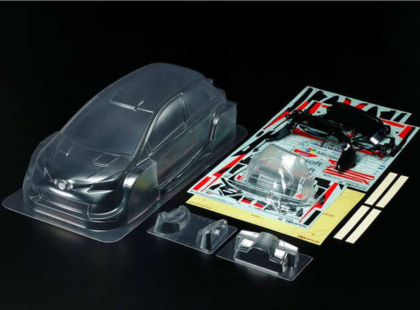 Tamiya Toyota Gazoo Racing WRT/Yaris WRC Parts Set Body (Clear)