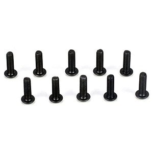TLR Button Head Screws, M3 x 10mm (10) TLR5903