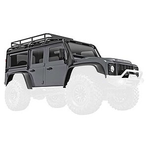 Traxxas Land Rover Defender Complete Silver Body TRA9712-Silver Pre-Painted