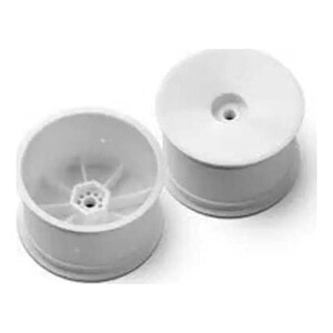 X-Ray 2WD/4WD Rear Wheel Aerodisk With 12mm Hex - V2 - White (2) XRA329913