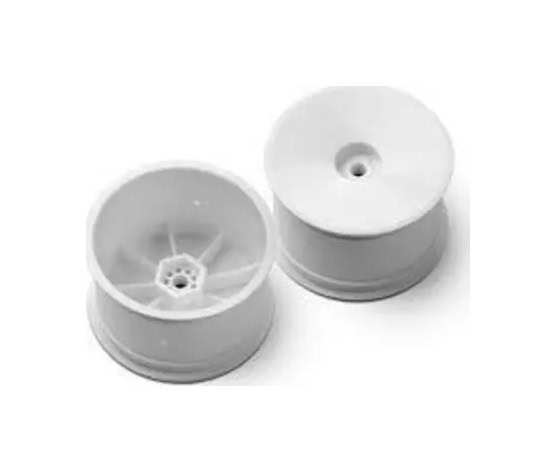 X-Ray 2WD/4WD Rear Wheel Aerodisk With 12mm Hex - V2 - White (2) XRA329913