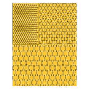 XXX Main M074L Pre-cut vinyl Paint Mask Honeycomb XXX074L