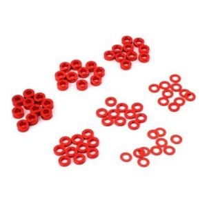 Yeah Racing 0390RD M3 aluminium washer set red YA-0890RD
