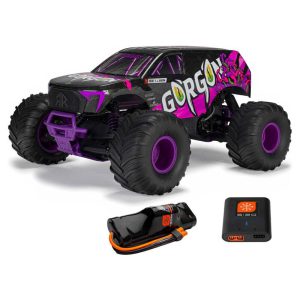 1/10 Arrma Gorgon 4X2 MEGA 550 RTR Brushed Monster Truck (Purple) w/SLT2 2.4GHz Radio Battery & Charger