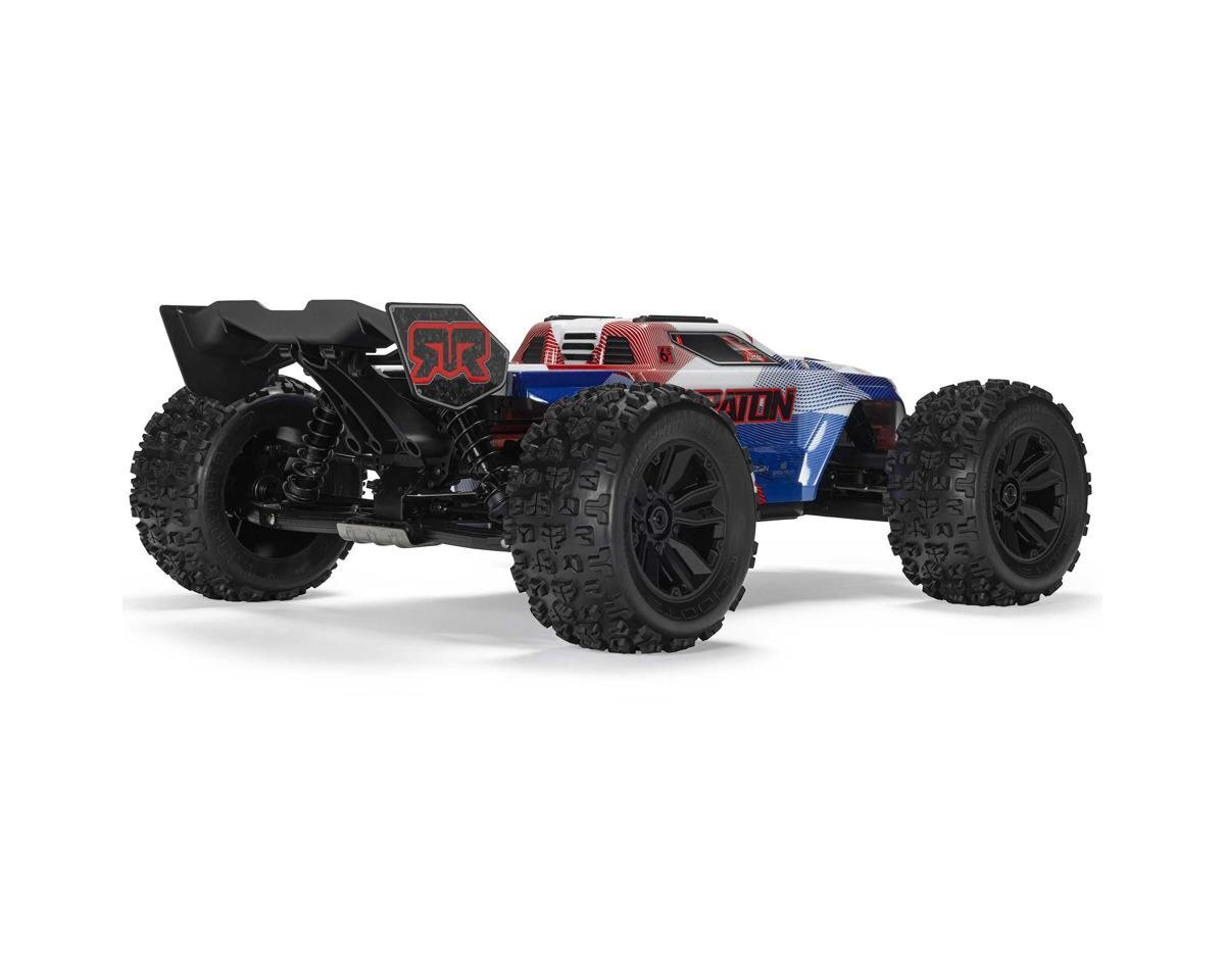 1/8 Arrma Kraton 6S BLX RTR 4WD Brushless Speed Truck (Blue/Red) (V6) - ara8608v6t4_201 1/8 Arrma Kraton 6S BLX RTR 4WD Brushless Speed Truck (Blue/Red) (V6)