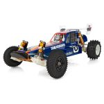 RC Car Racing Model. High-performance RC off-road car with durable tires and suspension system for racing.