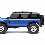 Axial SCX30 Ford Bronco 1/30 4WD RTR Scale Mini Crawler Blue Side 1