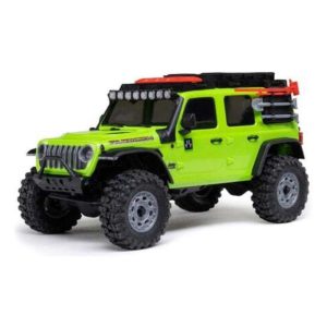 Detailed off-road RC car with rugged tires and accessories, perfect for enthusiasts and outdoor racing.