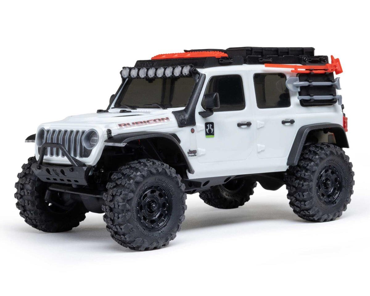 1/30 Axial SCX30 Jeep Wrangler JLU 4WD RTR Scale Mini Crawler White w/2.4GHz Radio, Battery & Charger