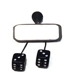 CRE8VE RC Drift Car 3D Printed Rearview Mirror w/ Hanging Dice CRE8-PART80 - blackdice2 CRE8VE RC Drift Car 3D Printed Rearview Mirror w/ Hanging Dice CRE8-PART80