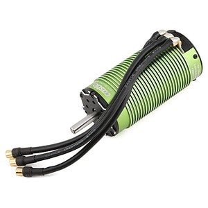 High-performance RC motor with wires for remote control cars.