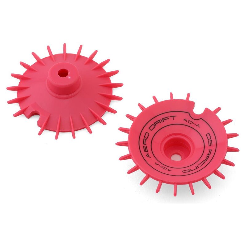 DS Racing Sloped Aero Drift Wheel Cover Flu Pink (2) Drift Element Wheels DSC-AD-AFP-BF - dsc-ad-afp-bf1 DS Racing Sloped Aero Drift Wheel Cover Flu Pink (2) Drift Element Wheels DSC-AD-AFP-BF