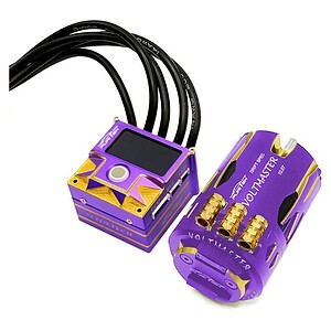Furitek SlideVolt 1/10 Drift Sensored Brushless ESC & Motor Combo Purple FTK-FUR-2657