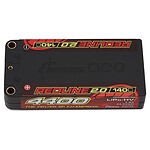 Gens Ace Redline 2.0 2S Shory LiHV Battery 140C (7.6V/4400mAh) w/5mm Bullets