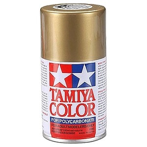 Tamiya Polycarbonate PS-13 Gold Aerosol Paint 100ml TAM86013