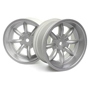 HPI Racing FS-15 Sport 8 Spoke Wheel Silver 26mm (OS 6mm/Pr) HPI160541