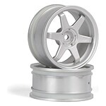 HPI Racing TE37 Wheel 26mm Matte Chrome (3mm Offset) HPI160752