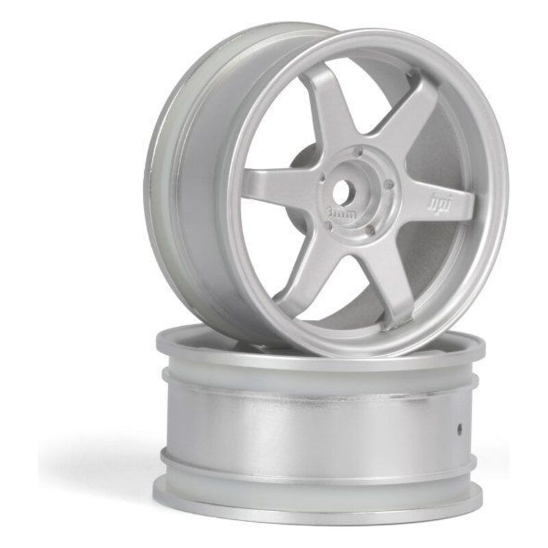 HPI Racing TE37 Wheel 26mm Matte Chrome (3mm Offset) HPI160752