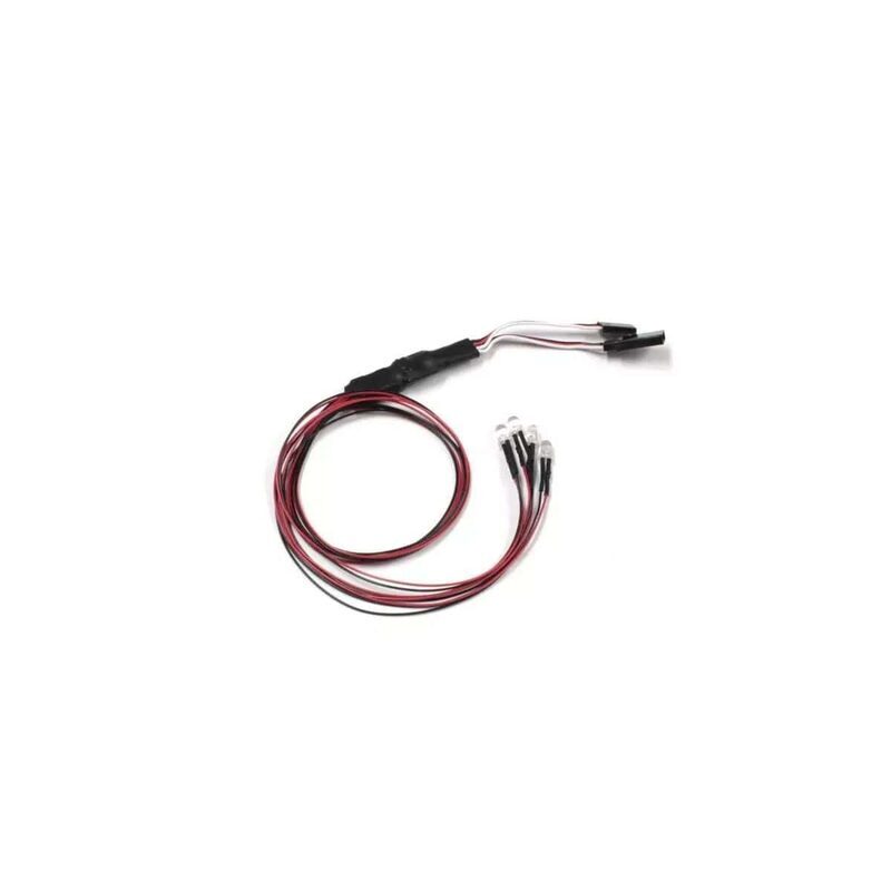 Kyosho LED Light Unit (5mm/4 Bulbs/L=400/Red) KYO97054-4R-C