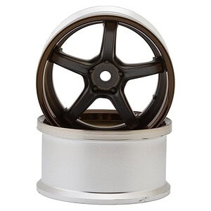 LAB Work Emotion T5R 1/10 2-Piece Concave Drift Wheels (Bronze/Grey) (2) (6mm Offset) w/12mm Hex