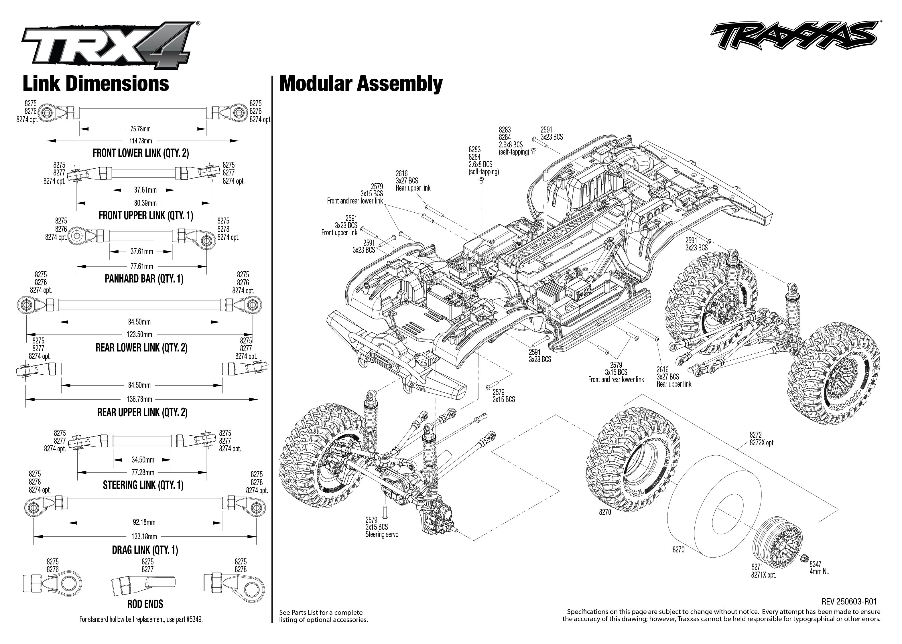 1/10 Traxxas TRX-4® Scale Trail Rock Crawler Assembly Kit 3 Modular Assembly