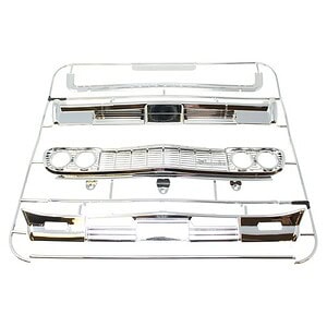 Redcat 1964 Impala Chrome Bumpers & Grill V2 (1set)
