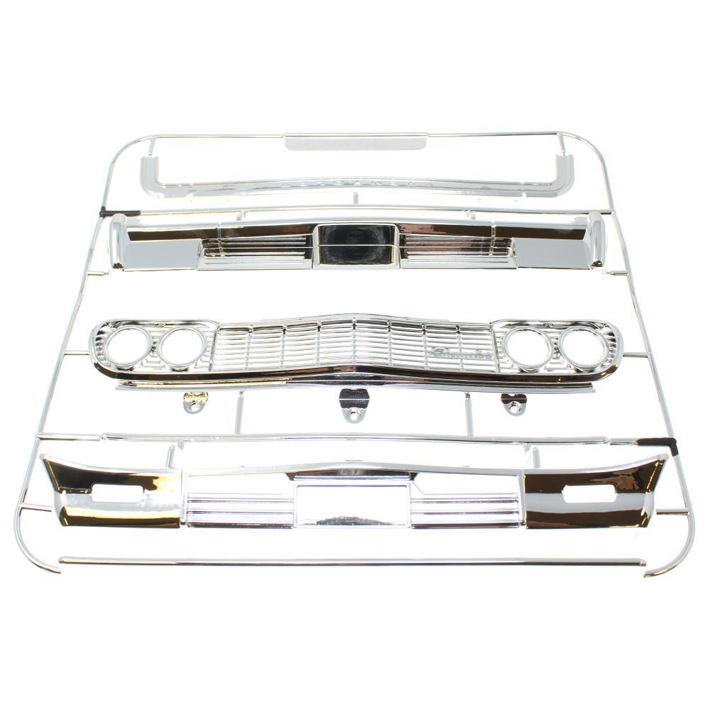 Redcat 1964 Impala Chrome Bumpers & Grill V2 (1set)